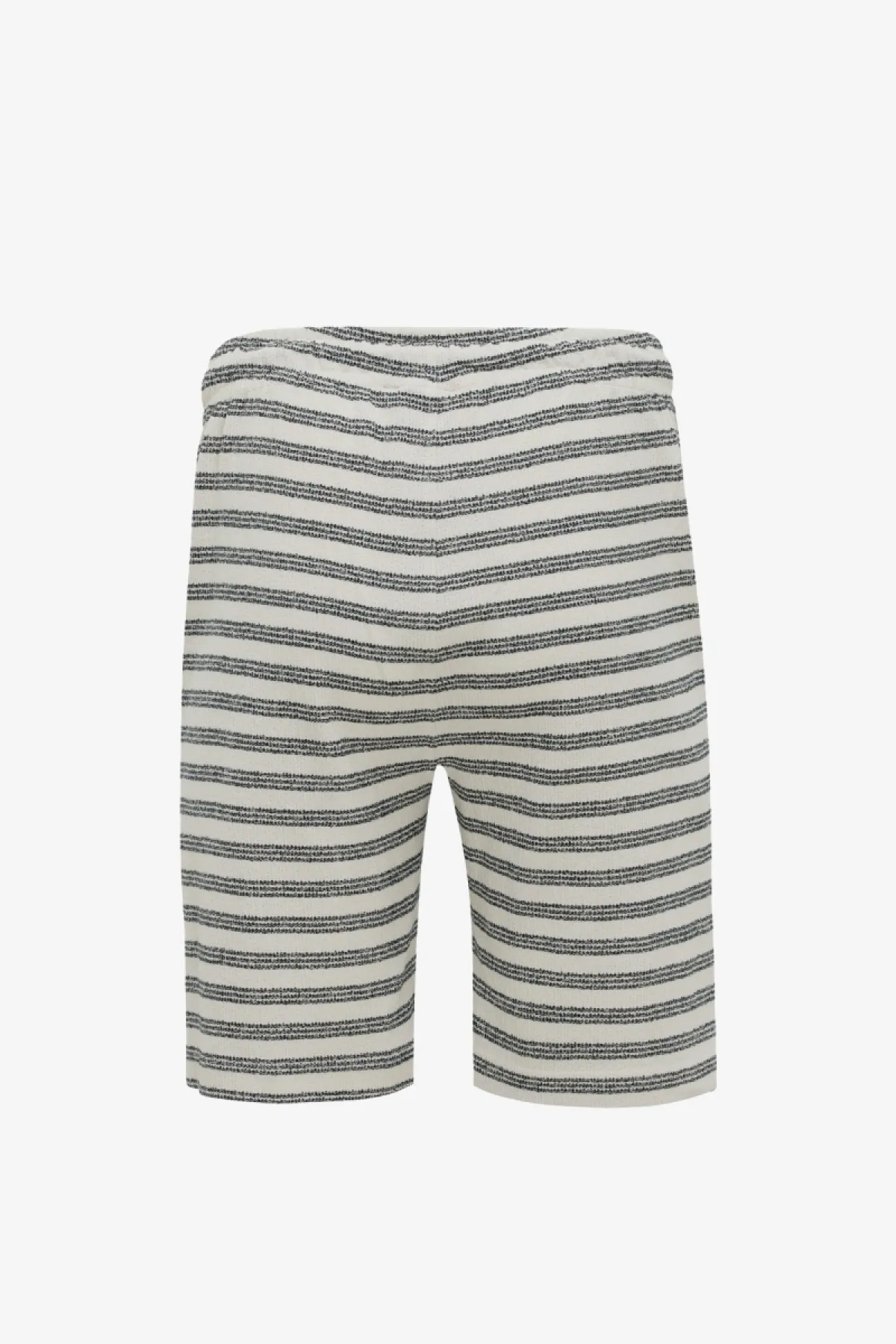 Gestreepte Korte Broek | Donkerblauw