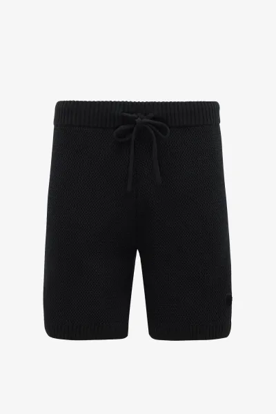 Knitted Shorts | Zwart