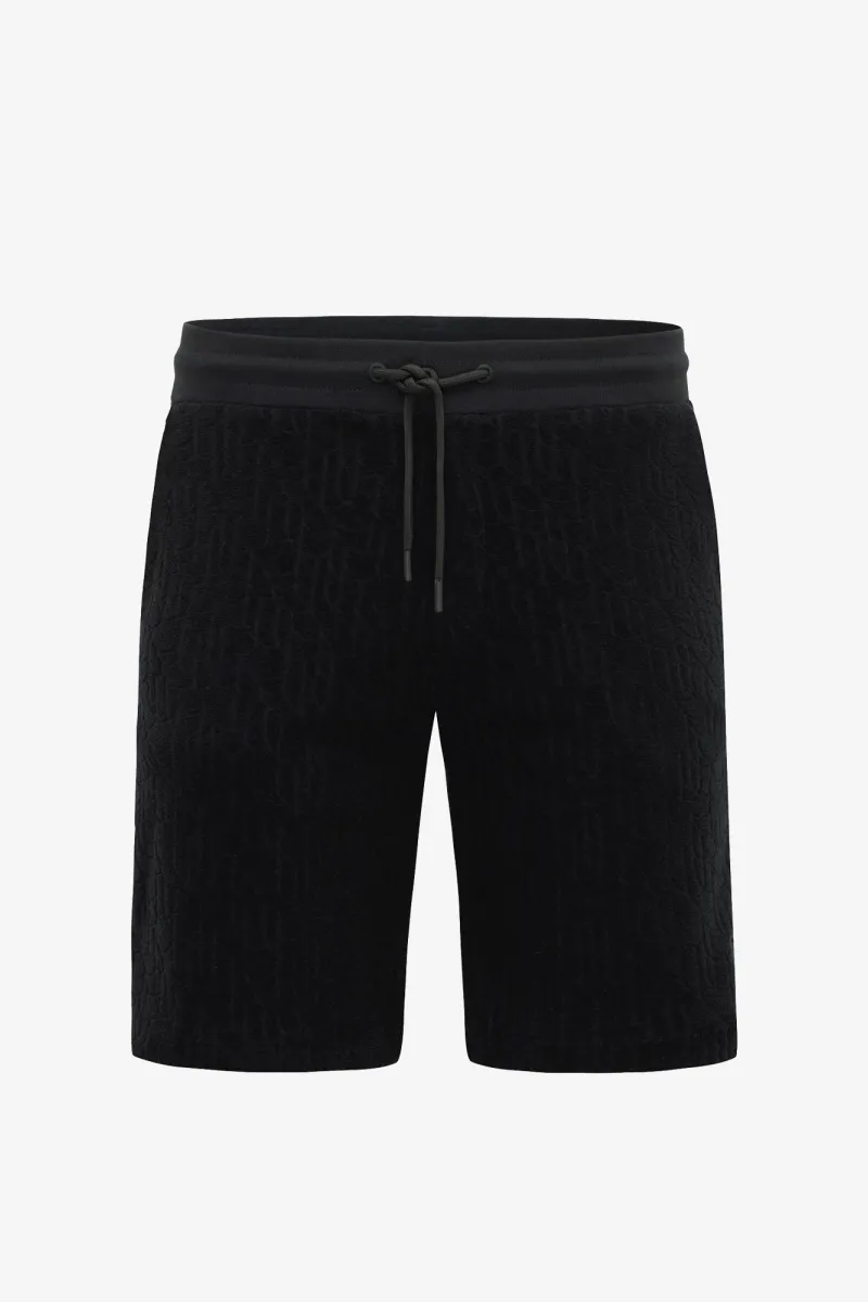 Monogram Shorts | Zwart