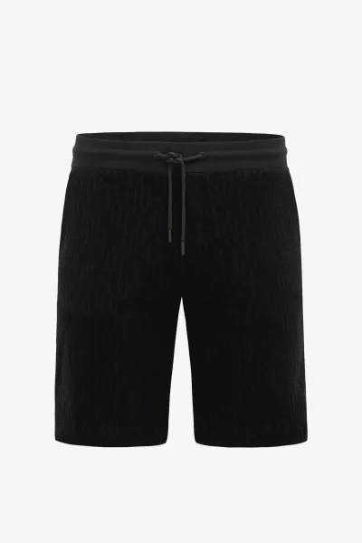 Monogram Shorts | Zwart