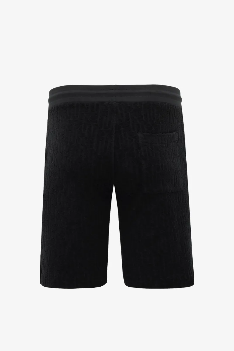 Monogram Shorts | Zwart