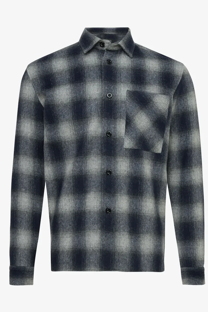 Overshirt Scott | Blauw Geruit