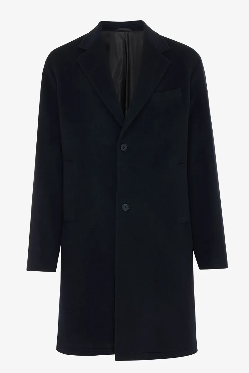 Monogram Coat Bedford | Donkerblauw