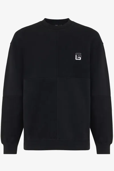 Monogram Crewneck | Zwart