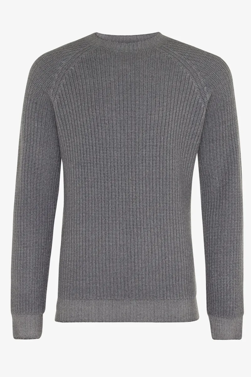 Garment Dye Trui | Grijs