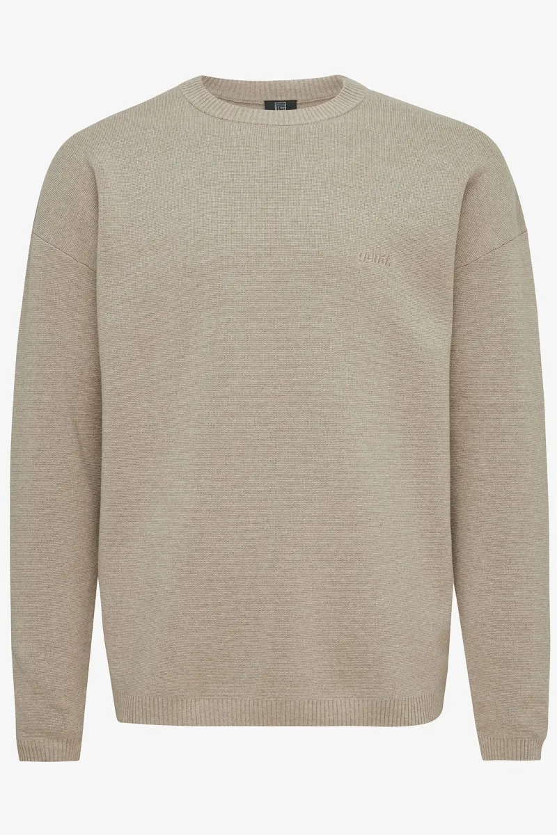 Relaxed Roundneck | Beige