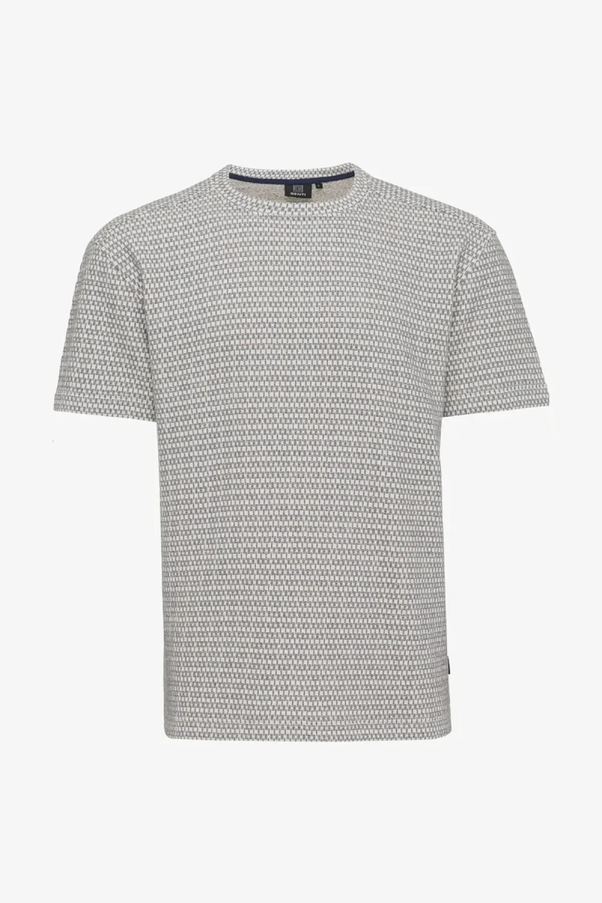 T-shirt | Donkerblauw Gestreept