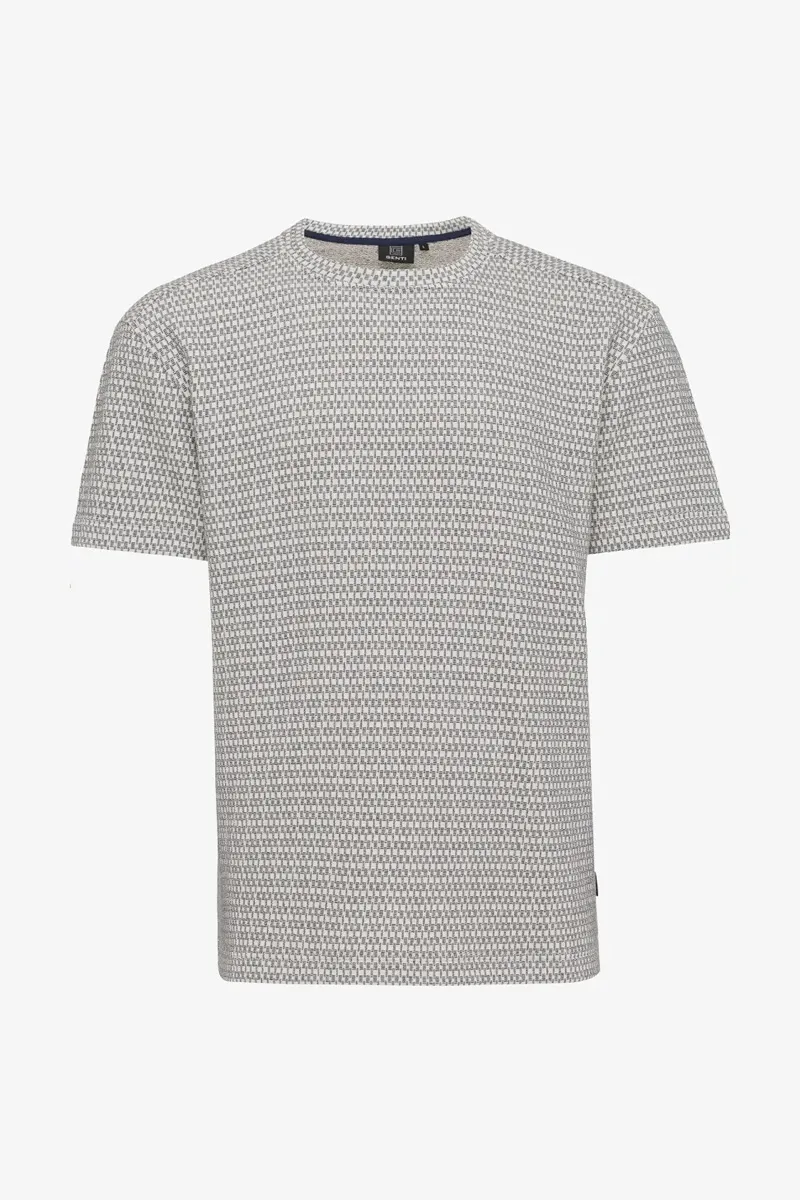 T-shirt | Donkerblauw Gestreept