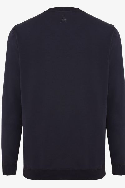 Sweater zip Donkerblauw