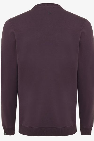 Sweater zip pocket rood