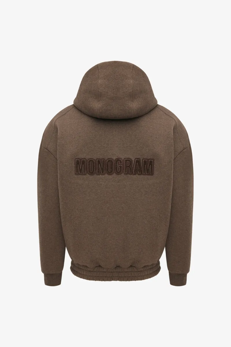 Monogram Zip Hoodie | Bruin