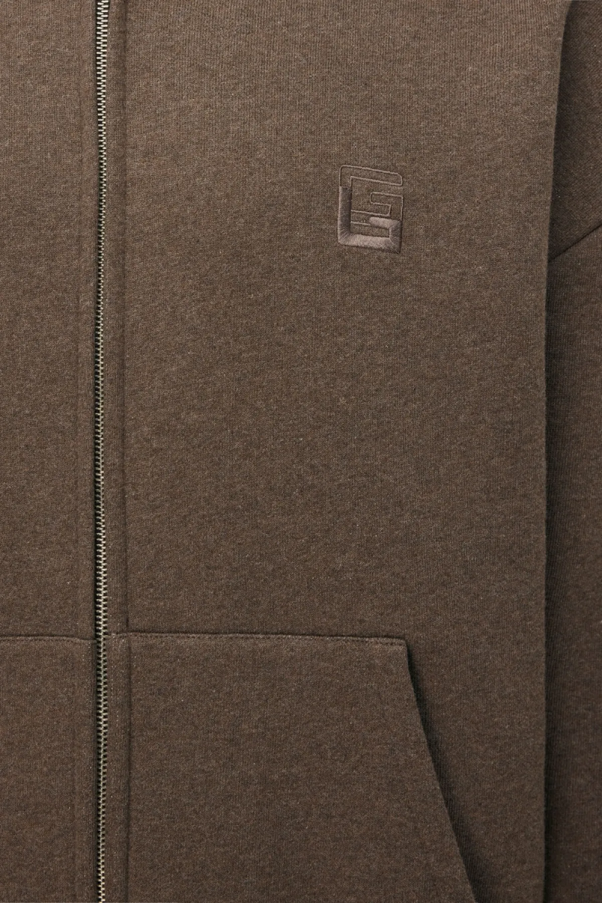 Monogram Zip Hoodie | Bruin