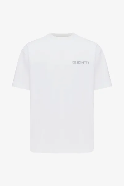 Embroidered Logo T-shirt | Wit