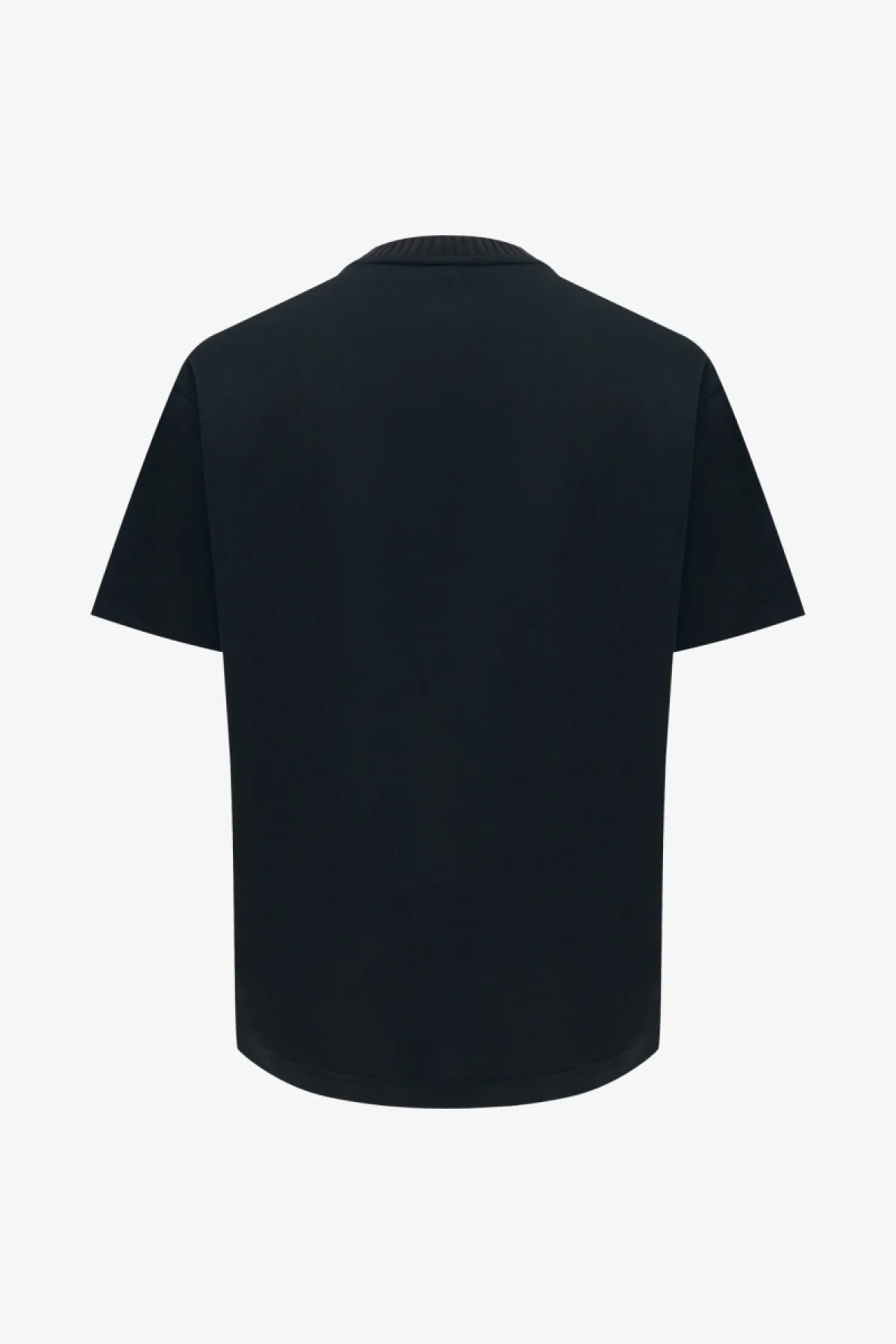 Embroidered Logo T-shirt | Zwart