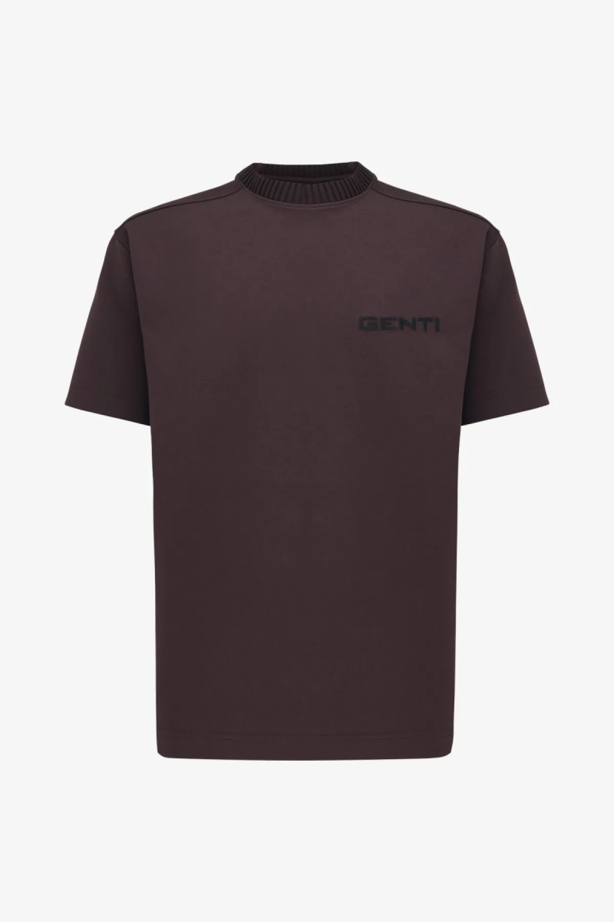 Embroidered Logo T-shirt | Bordeaux