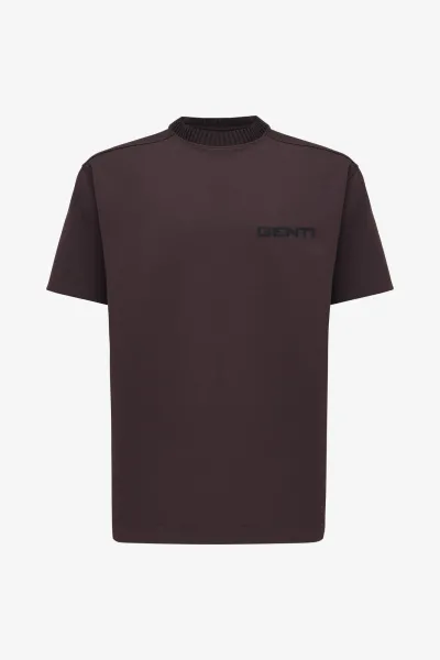 Embroidered Logo T-shirt | Bordeaux