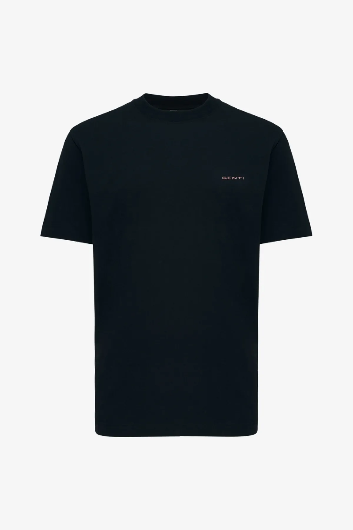 Floral Backprint T-shirt | Zwart