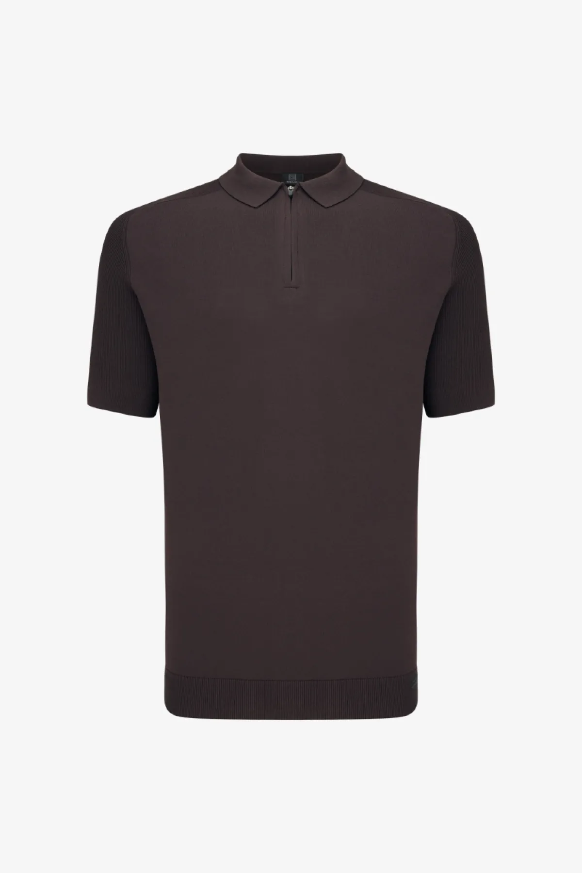 Polo Half Zip | Bordeaux
