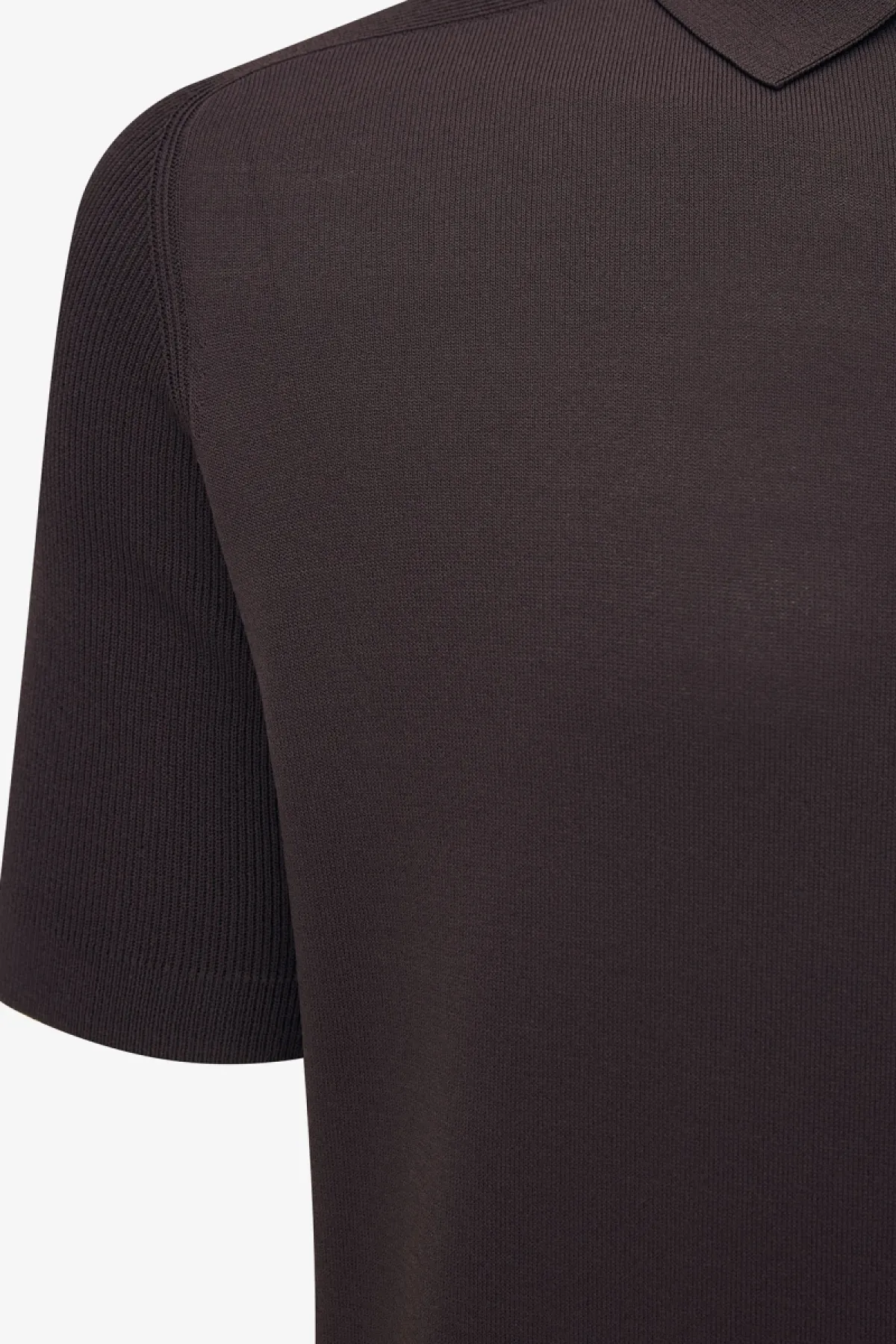 Polo Half Zip | Bordeaux