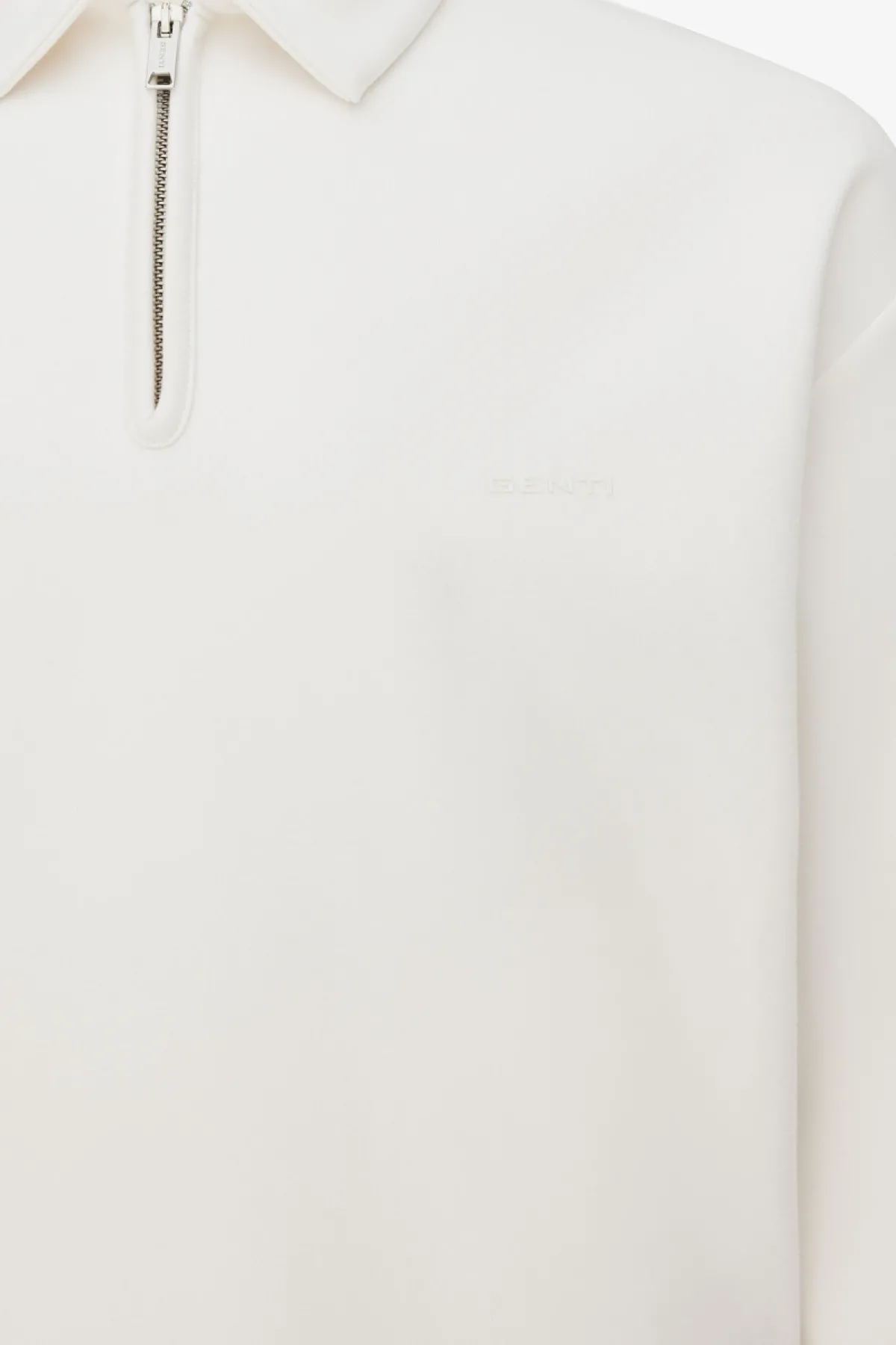 Polo Zip Sweater | Off White