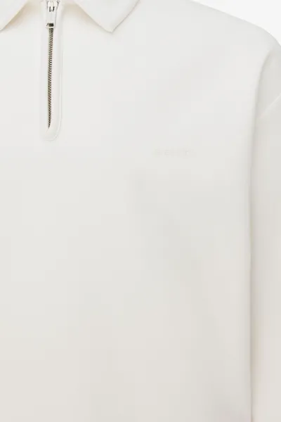 Polo Zip Sweater | Off White