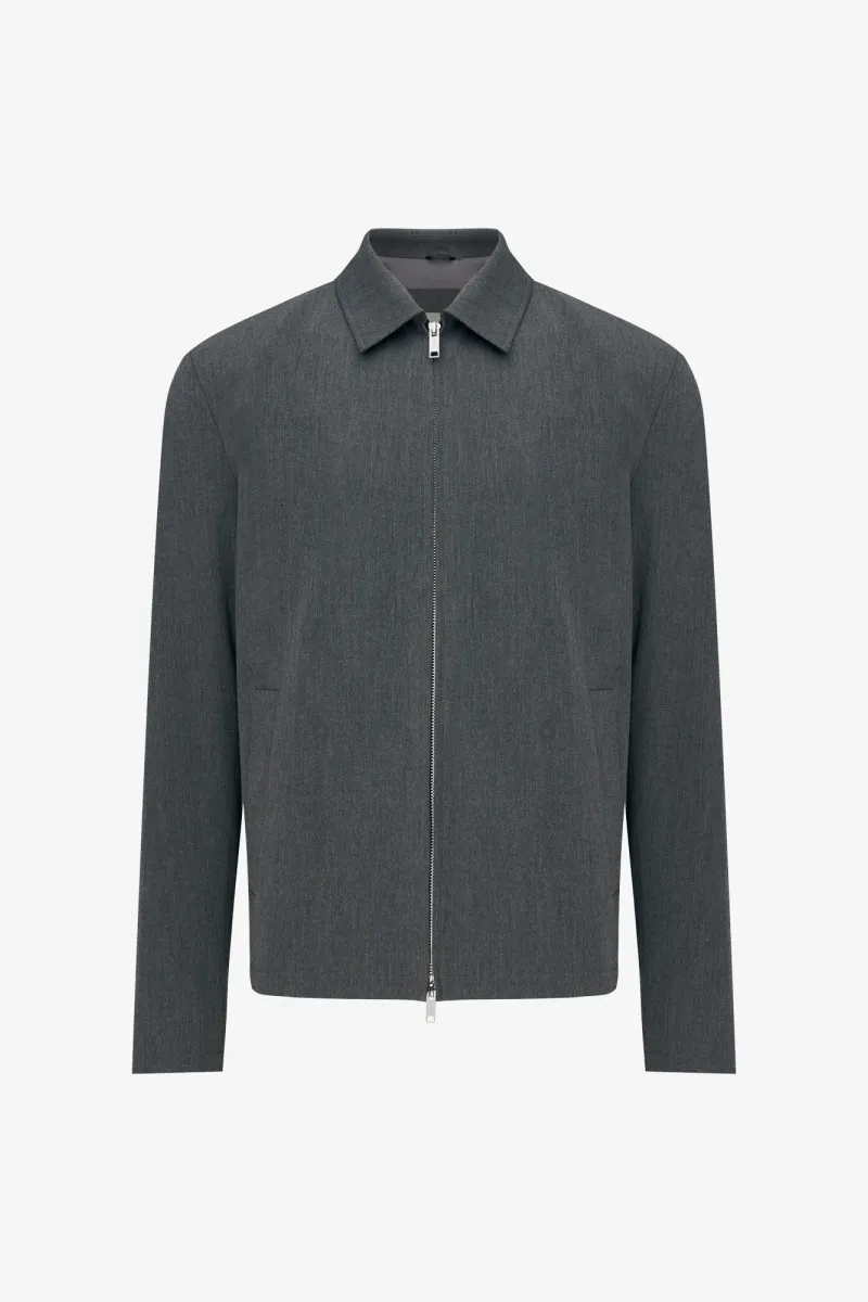 Monogram Jacket Viper | Donkergrijs