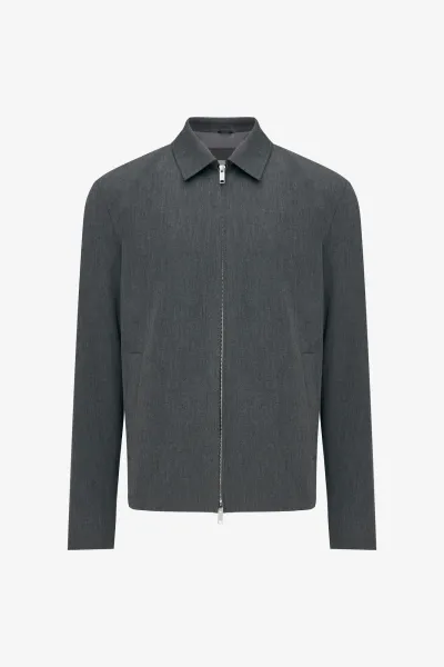 Monogram Jacket Viper | Donkergrijs