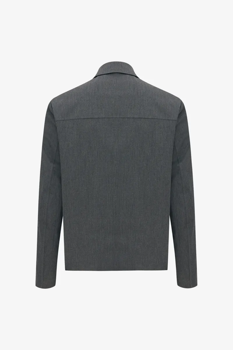 Monogram Jacket Viper | Donkergrijs