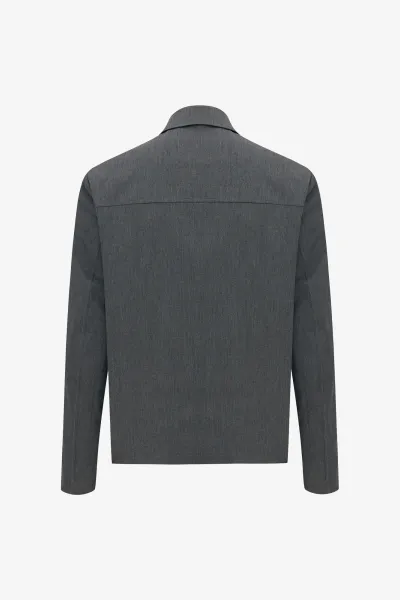 Monogram Jacket Viper | Donkergrijs