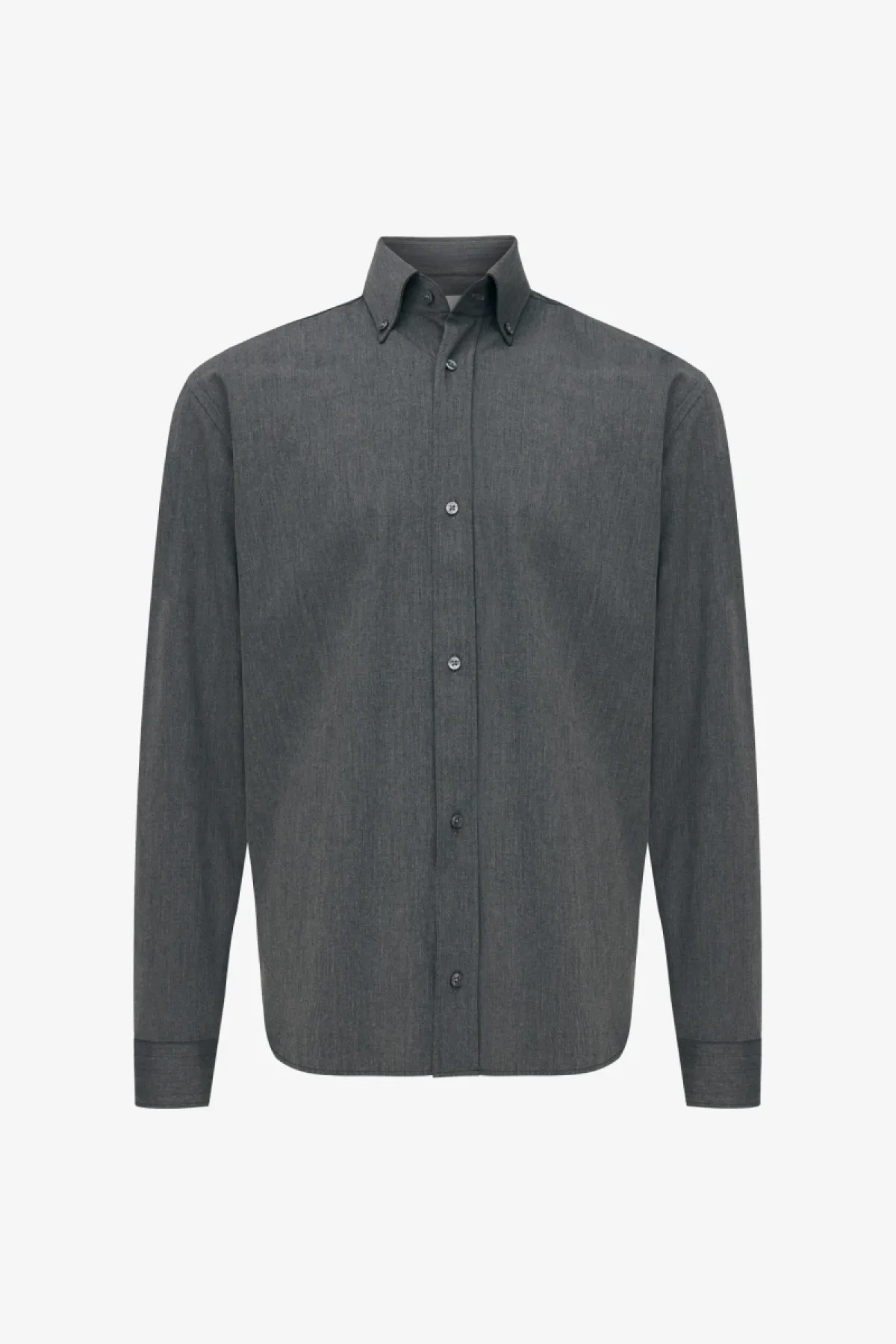 Monogram Overhemd Box Fit | Donkergrijs