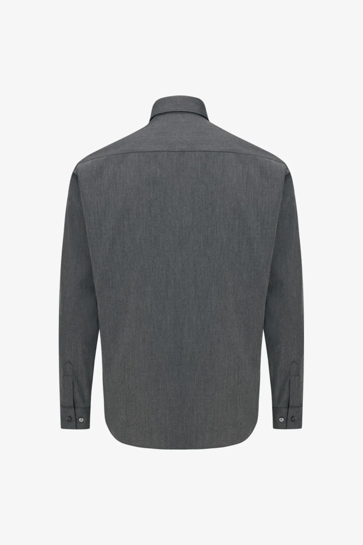 Monogram Overhemd Box Fit | Donkergrijs