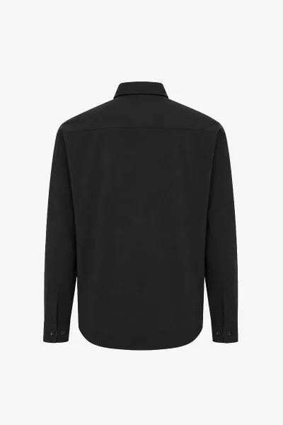 Monogram Overhemd Box Fit | Zwart