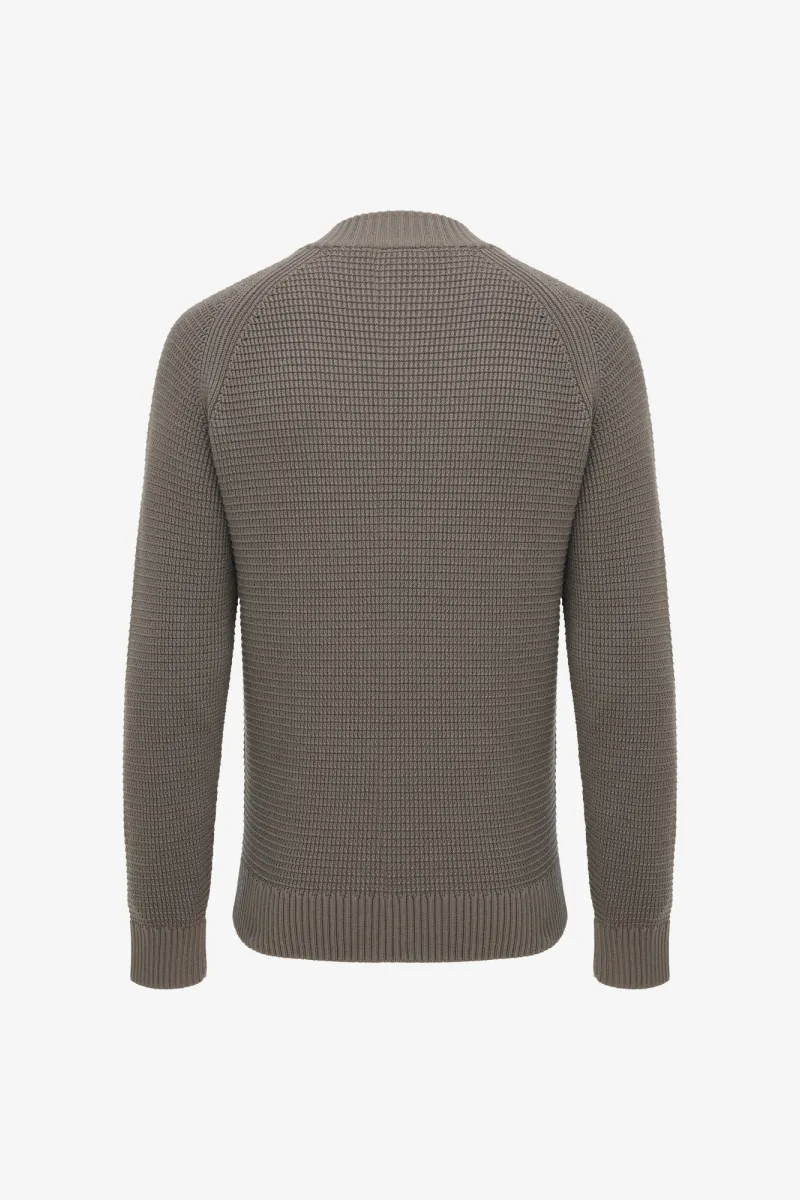 Gebreide Turtle Neck | Taupe