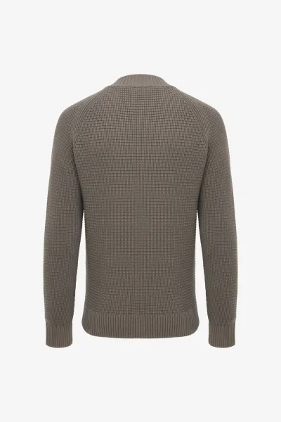 Gebreide Turtle Neck | Taupe