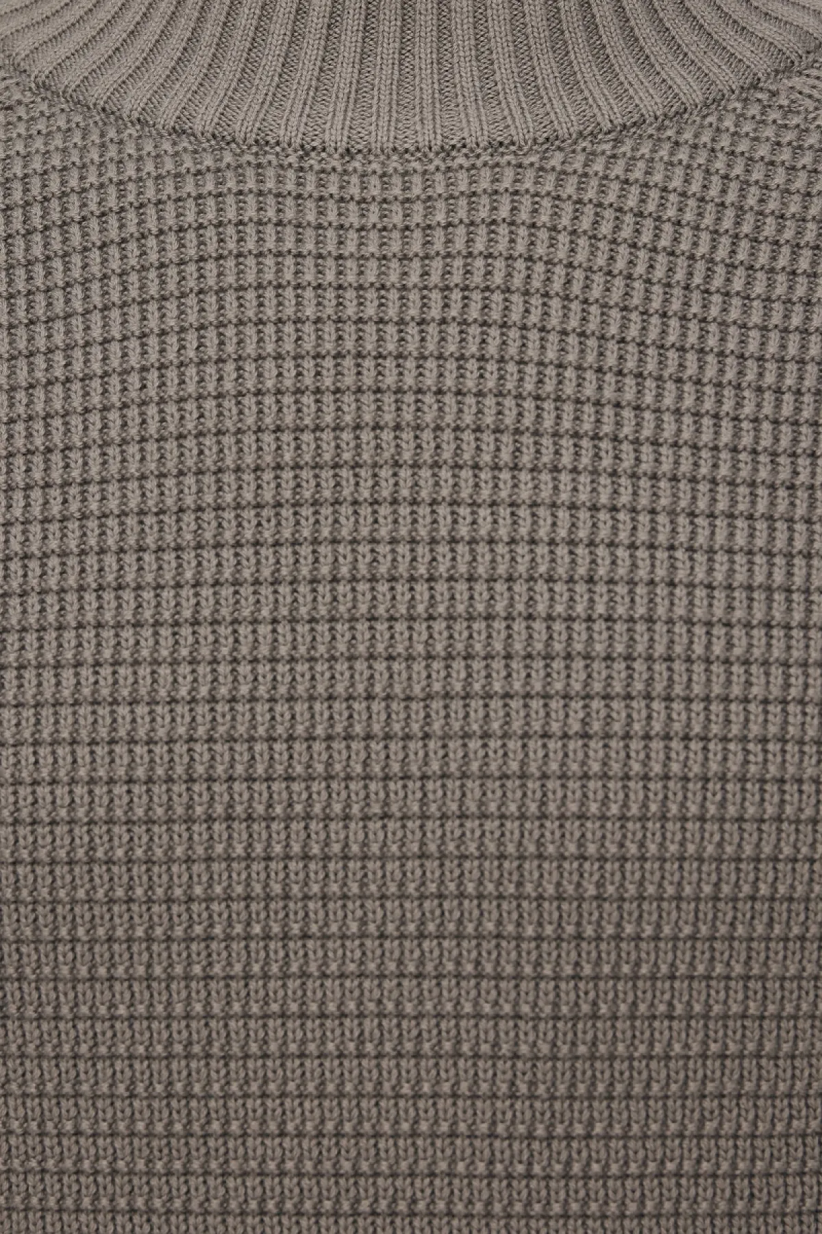 Gebreide Turtle Neck | Taupe