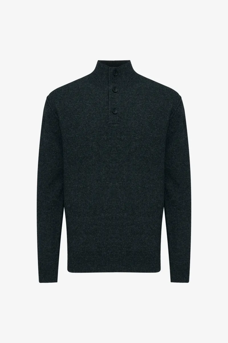 Turtle Button | Donkergrijs