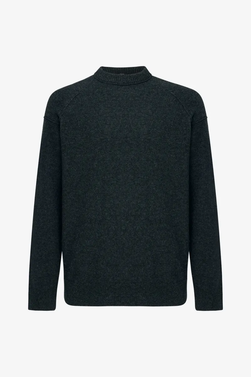 Relaxed Roundneck | Donkergrijs