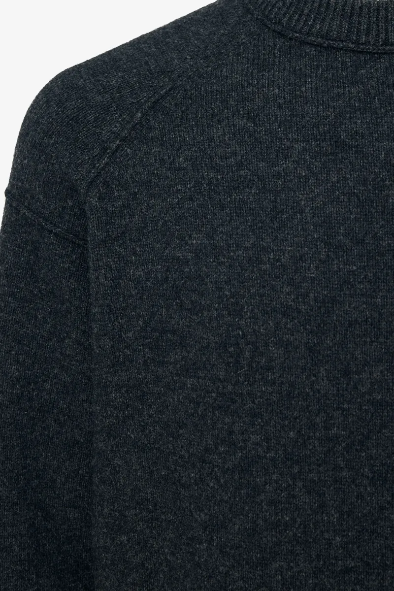 Relaxed Roundneck | Donkergrijs
