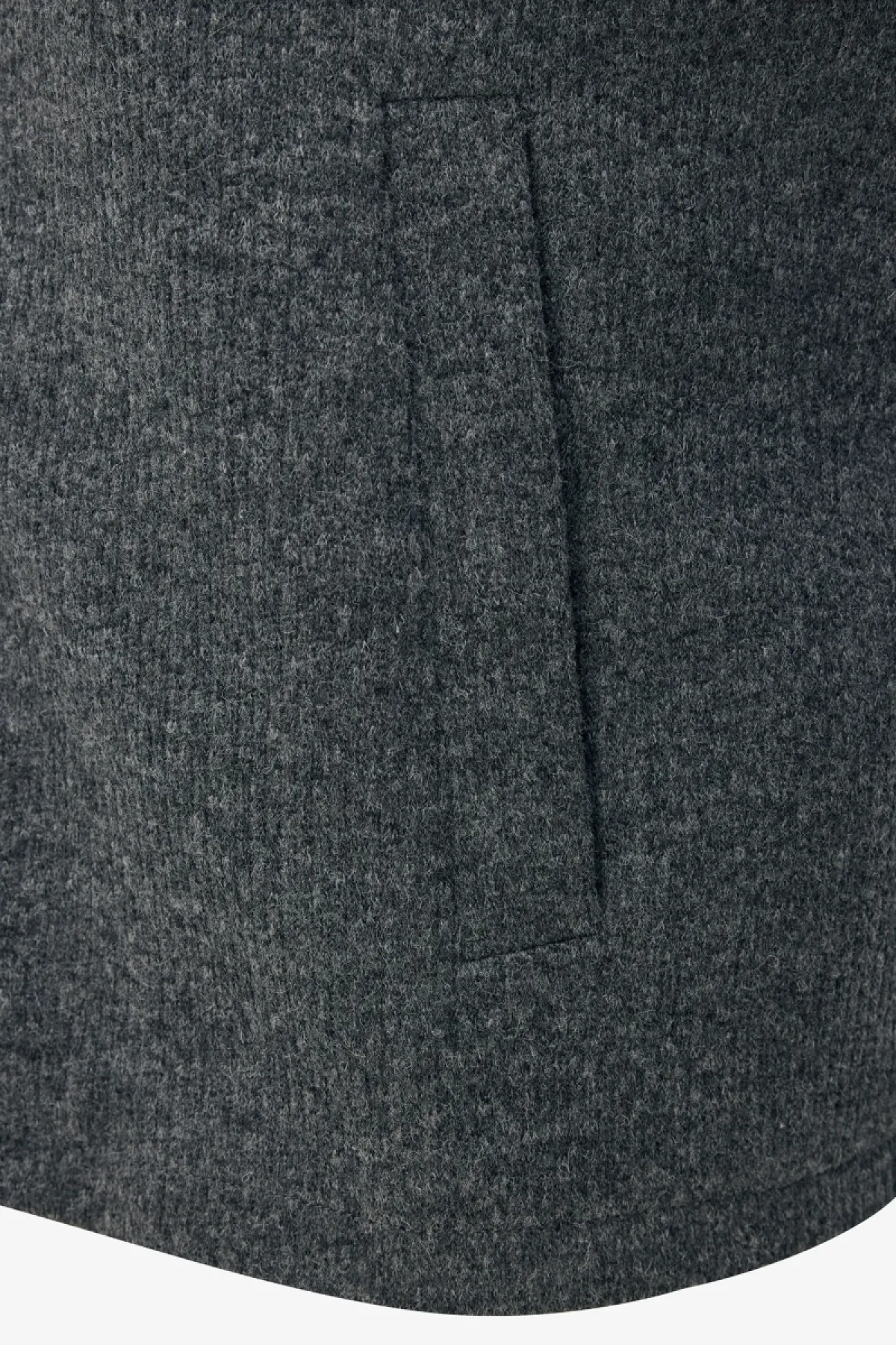 Monogram Overshirt Viper | Donkergrijs