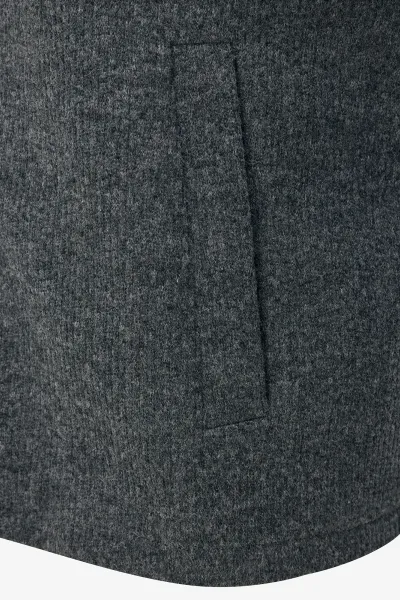 Monogram Overshirt Viper | Donkergrijs