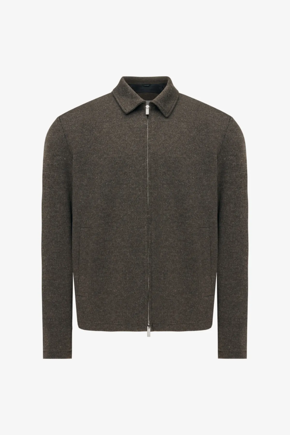 Monogram Overshirt Viper | Donkerbruin