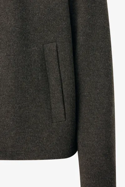 Monogram Overshirt Viper | Donkerbruin