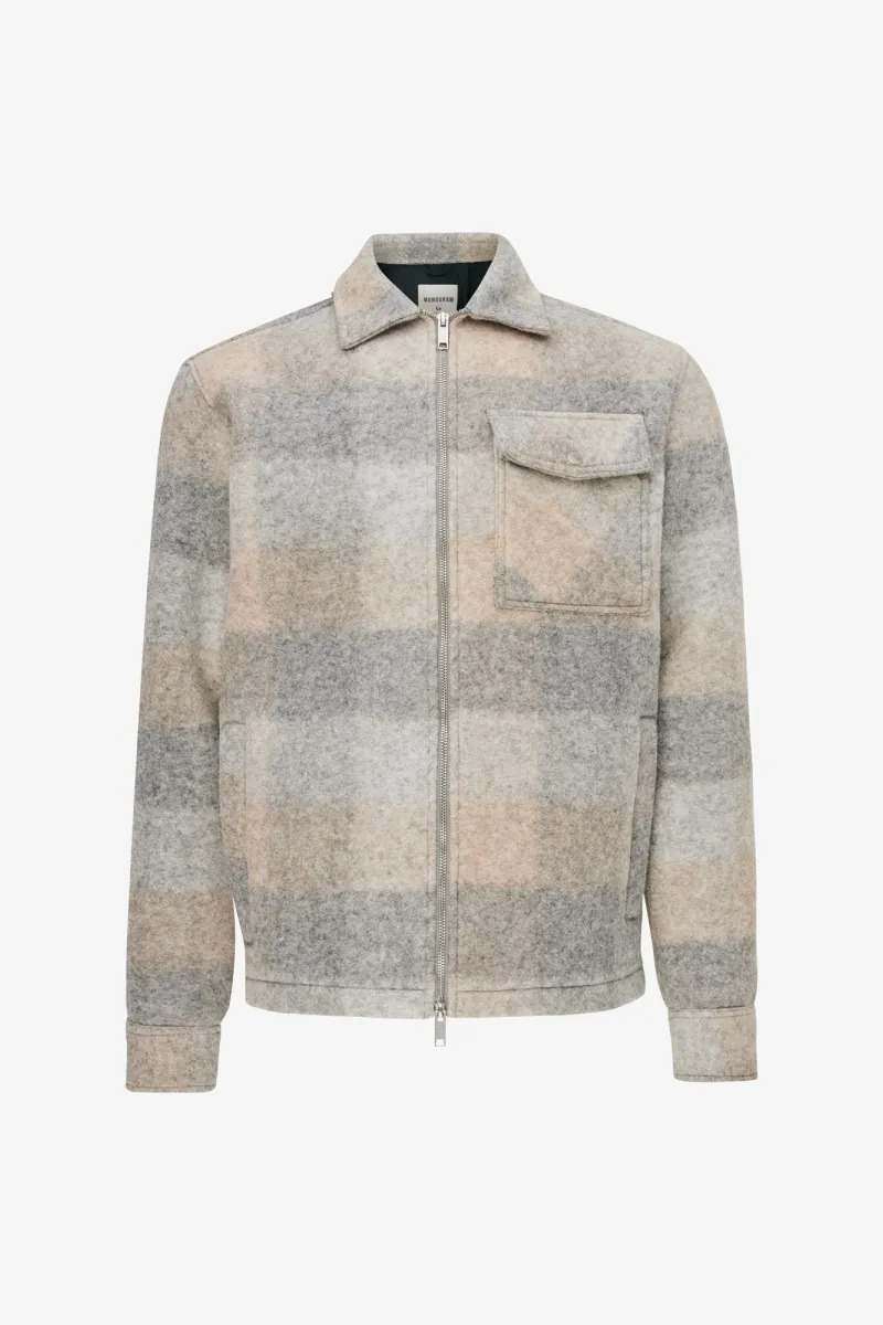 Monogram Overshirt Asher | Beige