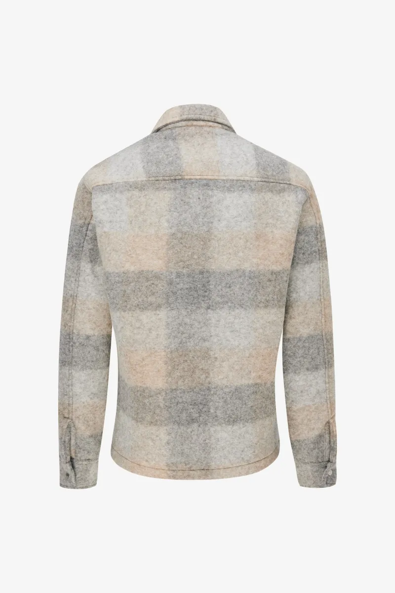 Monogram Overshirt Asher | Beige