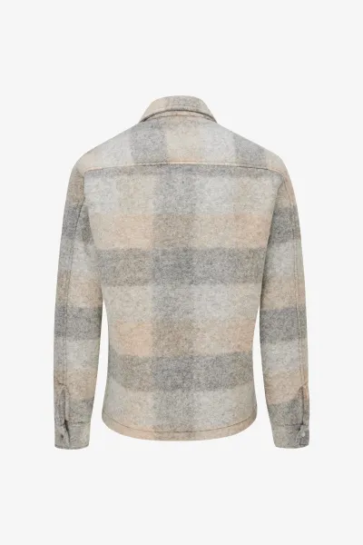 Monogram Overshirt Asher | Beige