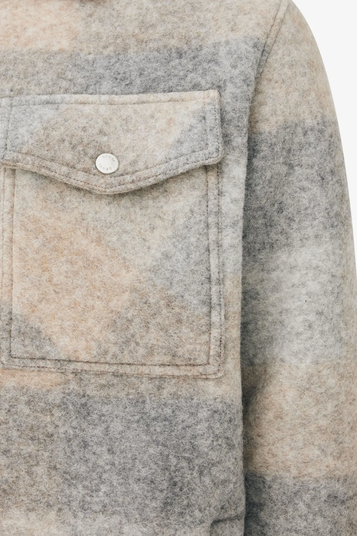 Monogram Overshirt Asher | Beige