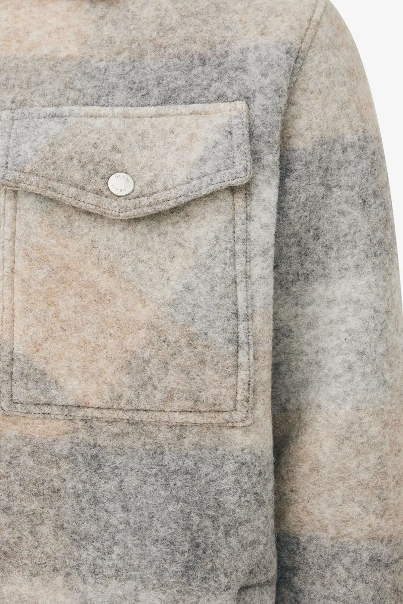 Monogram Overshirt Asher | Beige
