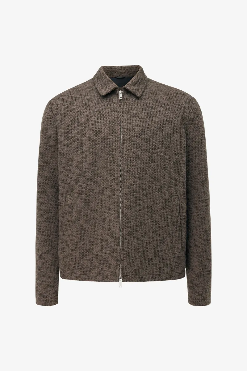 Monogram Gebreid Jack | Bruin