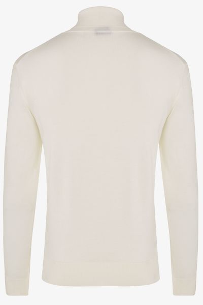 Wollen coltrui off white