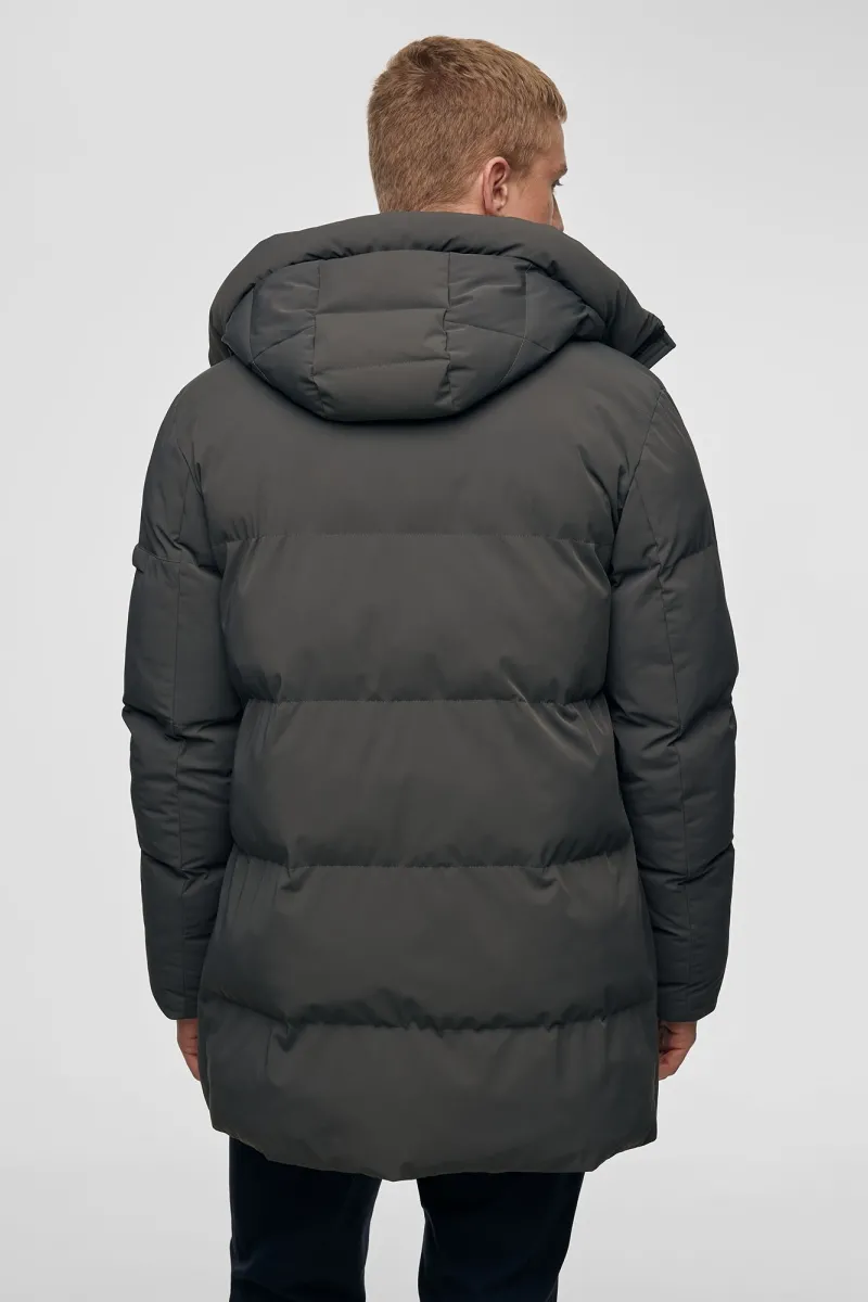 Parka Chris | Donkergrijs